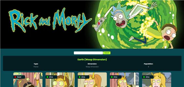 Rick & Morty App